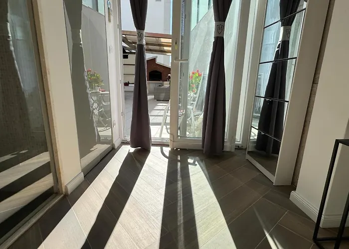 Luxury Apartment Martinis With Pool Split
