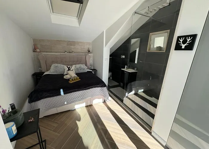 Luxury Apartment Martinis With Pool Split