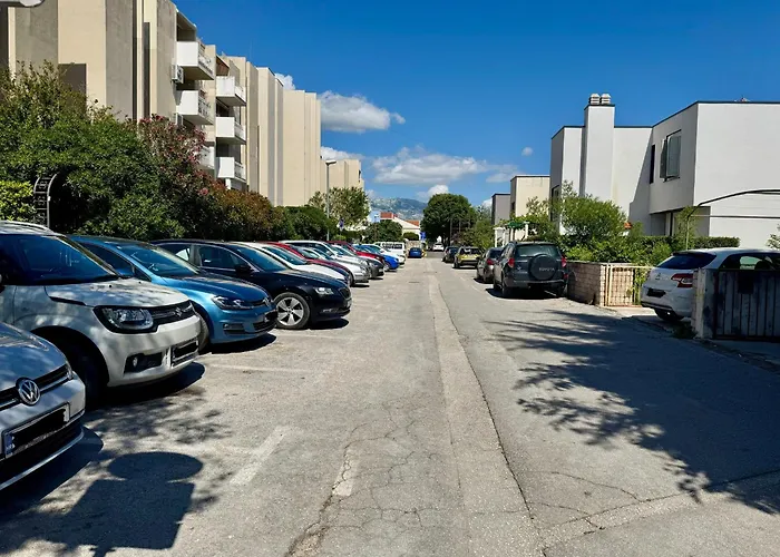 Lalaura High Quality Apartment Znjan 400 M 3 Air Conditioners Magic Sea View Free Parking Split