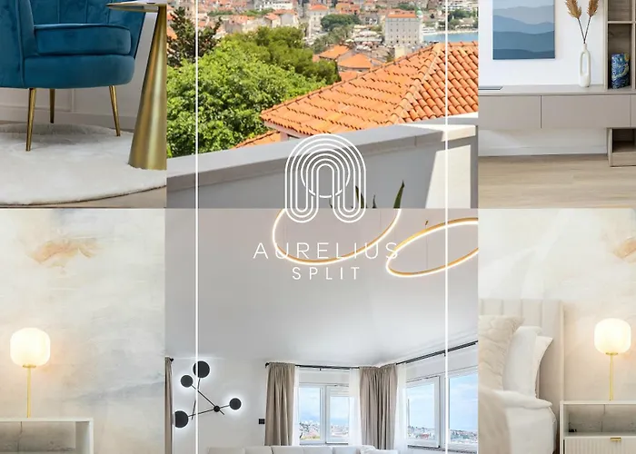 Apartment Aurelius - Panoramic Views - City Center - Marjan Park - Quiet Split